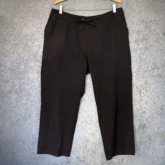 Orvis Black Drawstring Pants - Picture 1 of 4